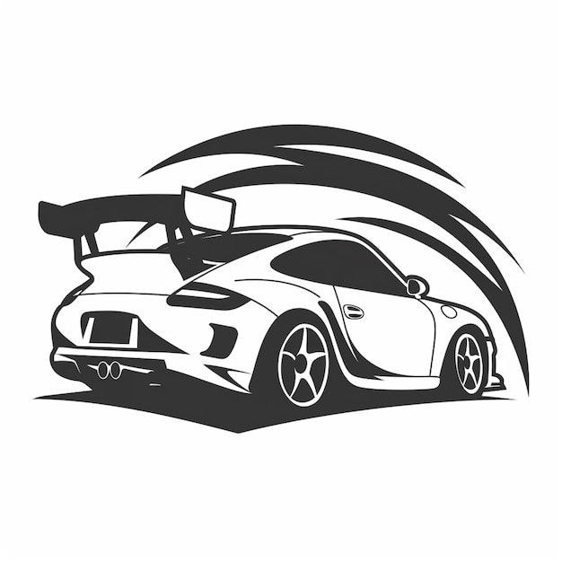 Sports car logo png porcshe 911 logo design