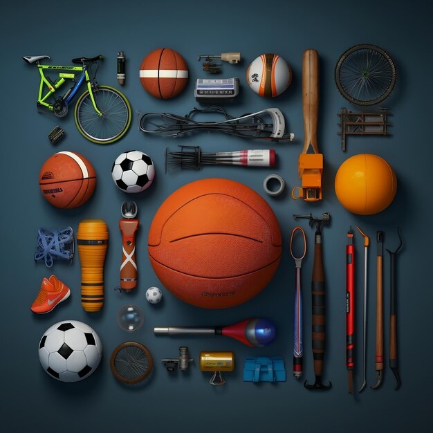 Photo sports gear generative ai