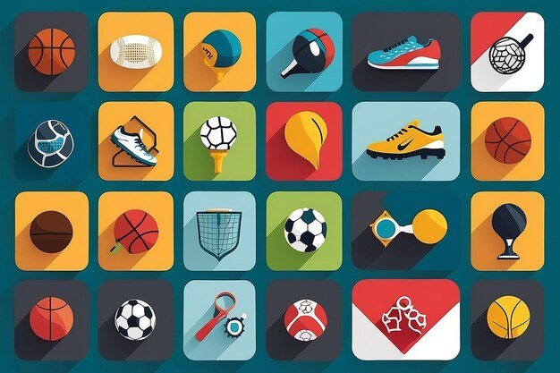 Photo sports icons