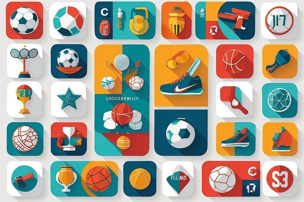 Photo sports icons