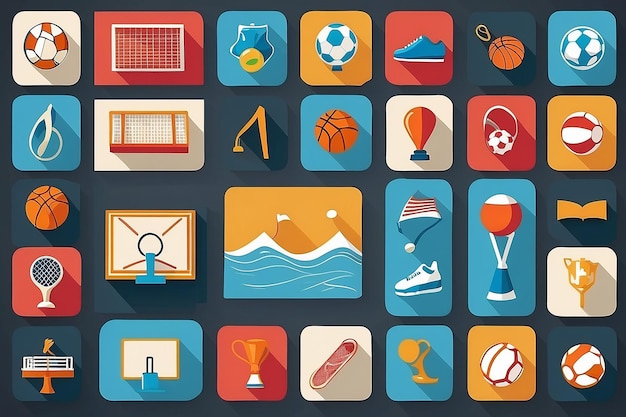 Photo sports icons
