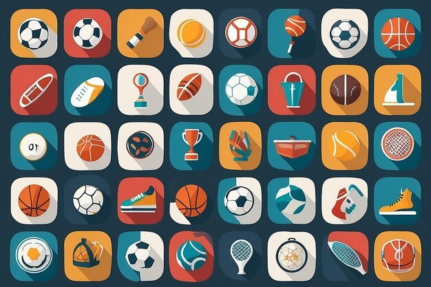Photo sports icons