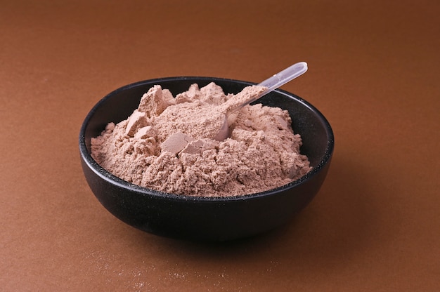 Sports nutrition. Protein powder for cocktails.