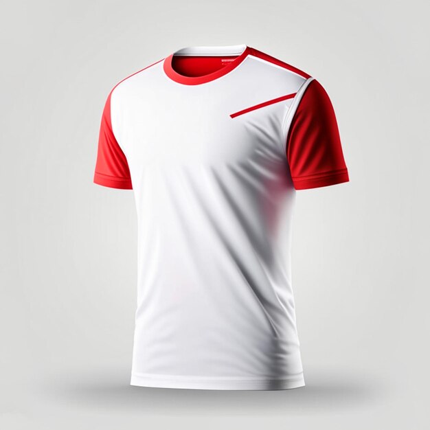 Photo sports t shirt mockup design or t shirt mockup design