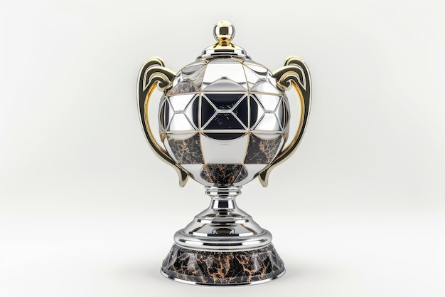 Sports Trophy Isolated on Transparent Background