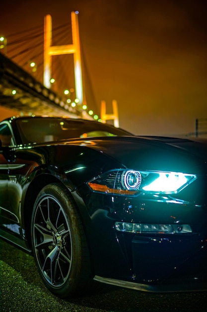 Sportwagen koplamp Cool beeld