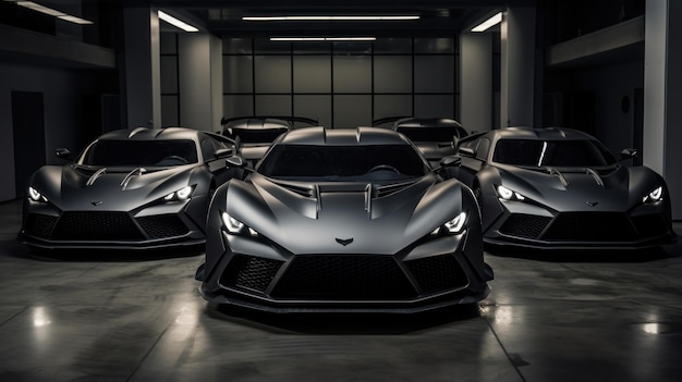 Sportwagens collectie behang Zenvo