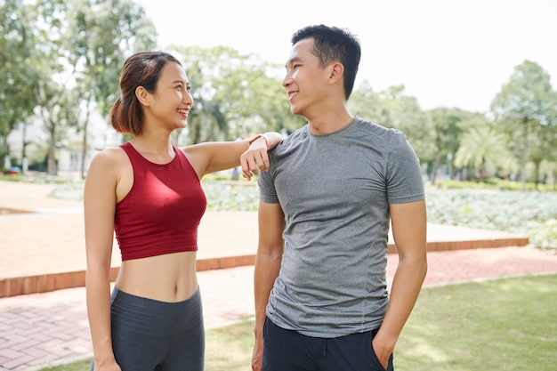 Sporty couple