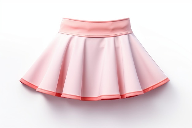 Photo sporty tennis mini skirt isolated on a transparent background