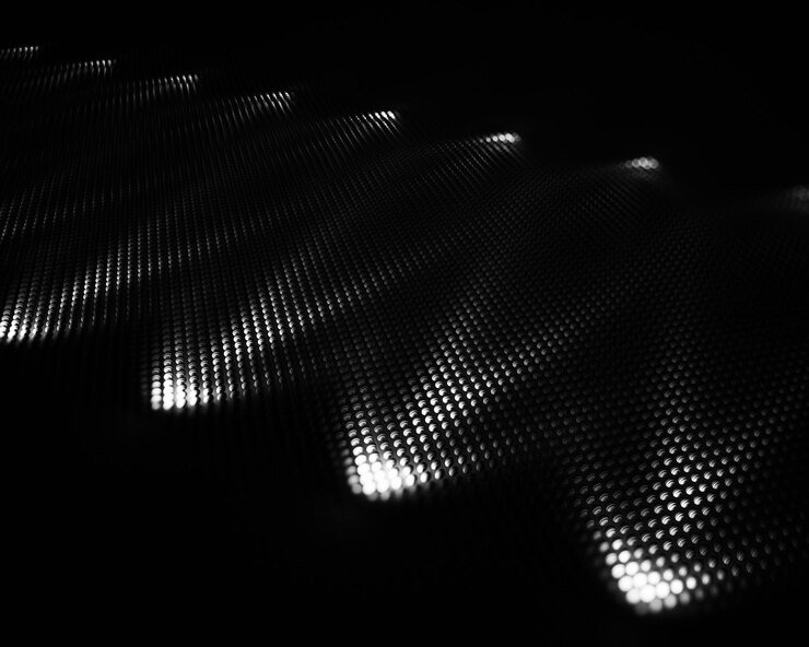 Photo spot photometric lights metal textured surface