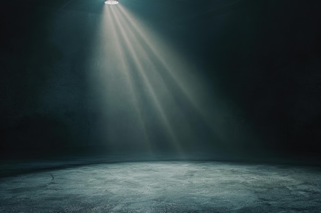 Spotlight and empty space