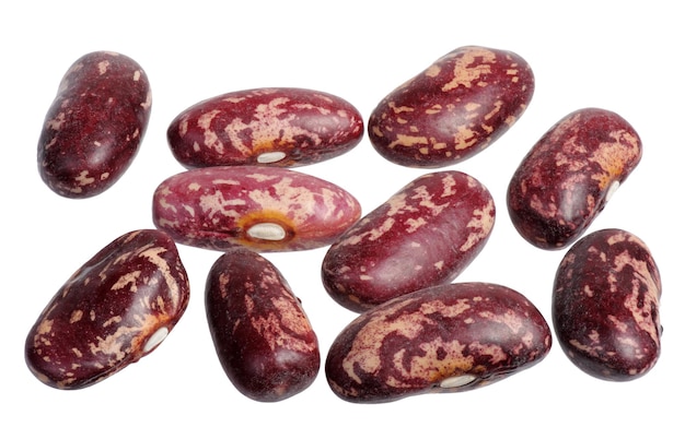 Spotted beans isolated