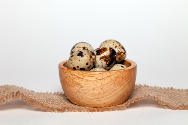 Spotted quail eggs