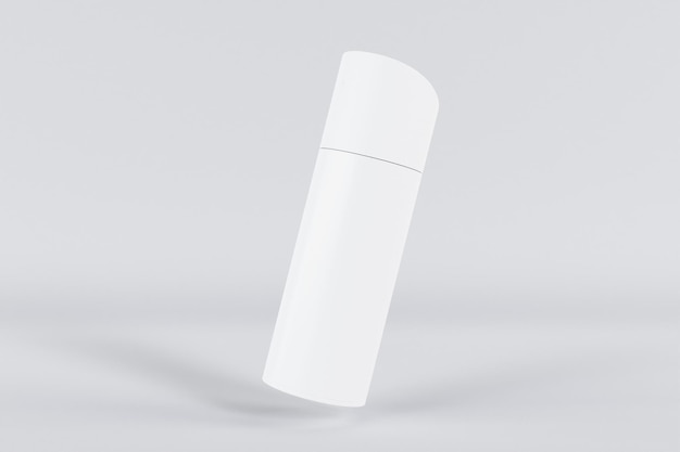Spray Bottle 3d gerenderde zwarte mockup sjabloon