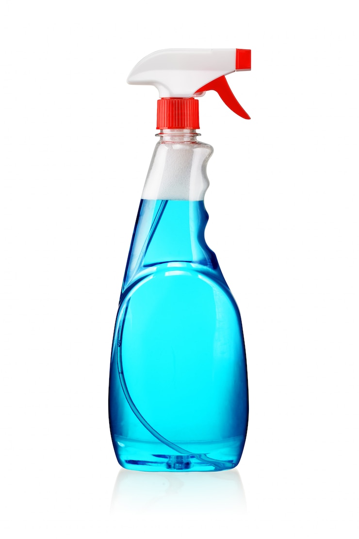 Photo spray bottle isolated