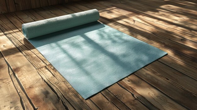 Spray clean yoga mat