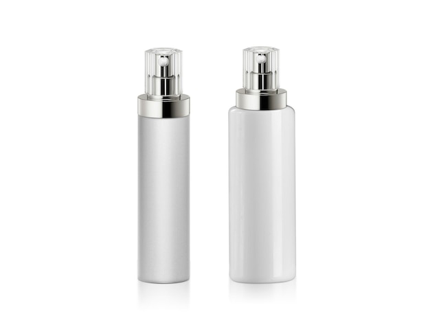 Spray flessen geïsoleerd op witte achtergrond