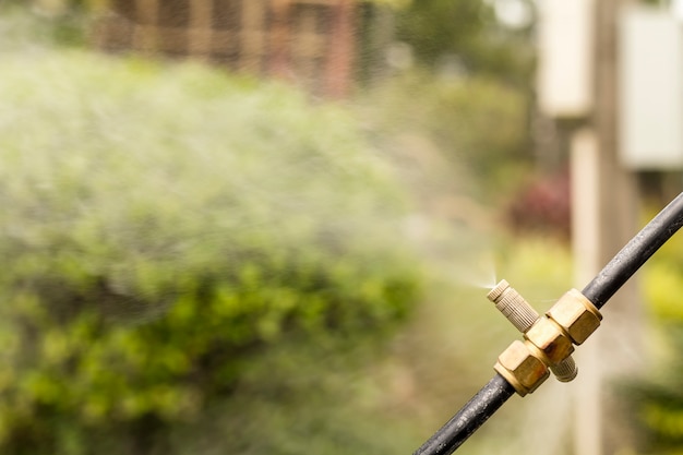 Spray nozzles. Equipment for adding moisture in the garden.