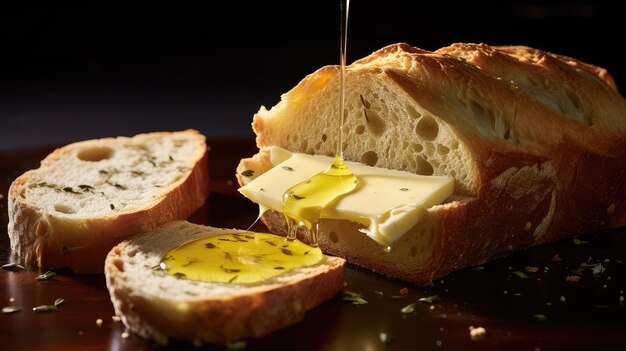 Spread butter olive oil