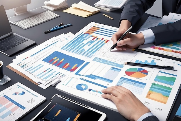 spreadsheets concept illustration