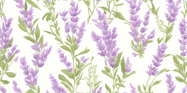 Photo sprigs of lavender on a white background