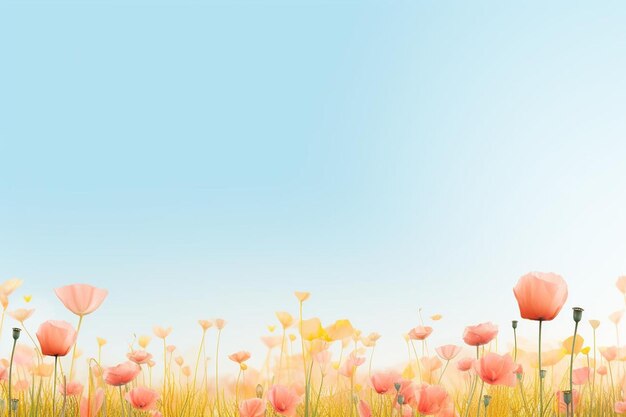 Photo spring background and copy space