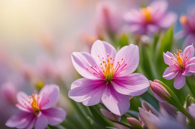 Photo spring background macro photography