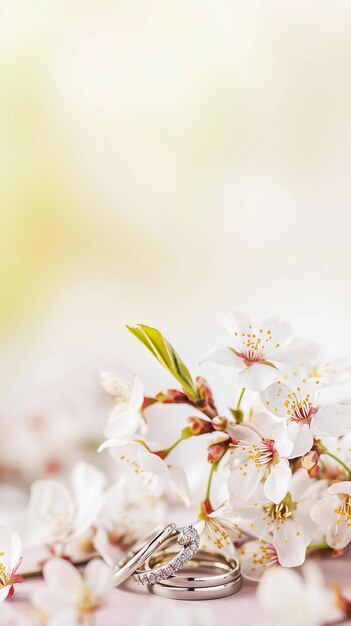 Spring background with blossom