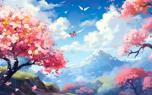 Spring background