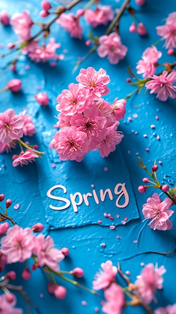 Photo spring background