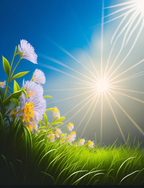 Photo spring background