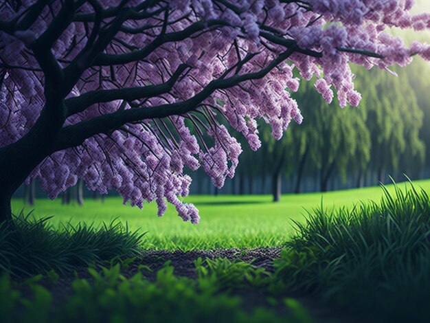 Photo spring background