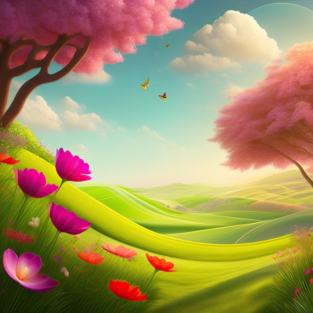 Spring background