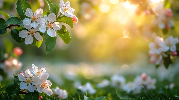 Spring BackgroundSpring flowersBlossom tree over nature background