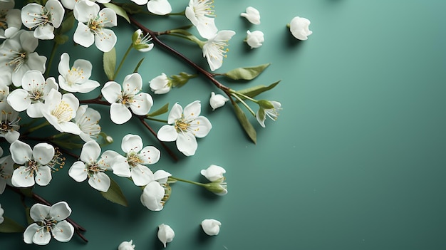 spring blossom background HD 8K wallpaper Stock Photographic Image