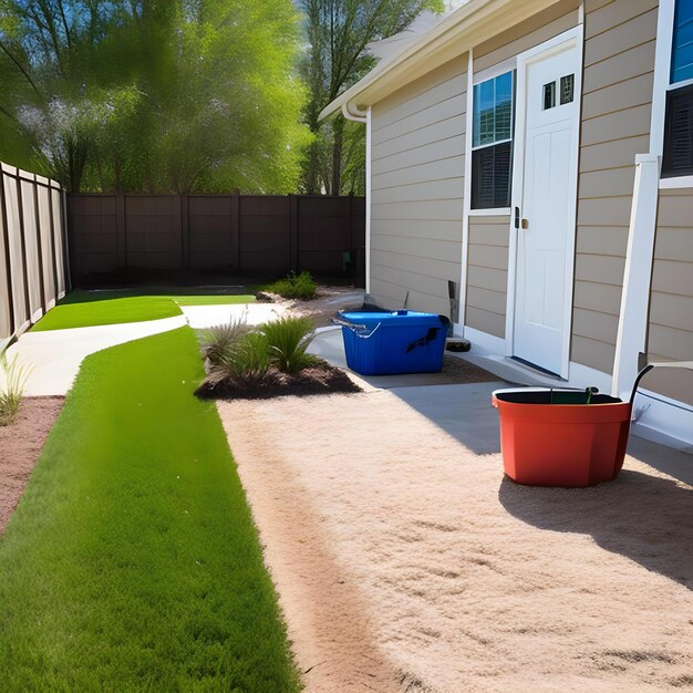 Spring Break doityourself landscaping cleanup