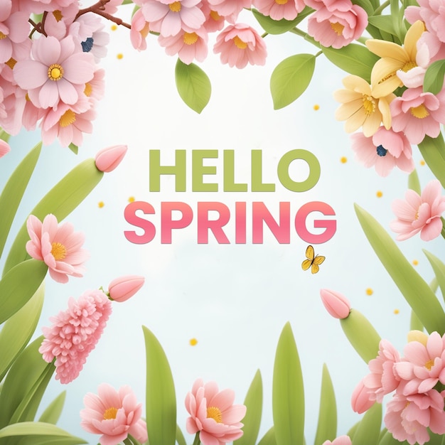 Photo spring card