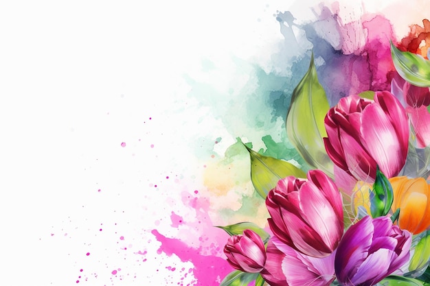 Spring Celebration Text Background