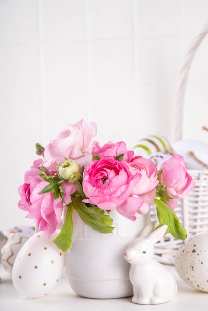 Spring Easter holiday table still life