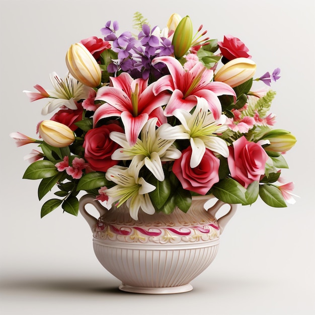 spring flower arrangement