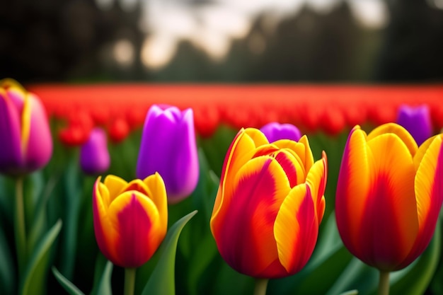 春の花の背景