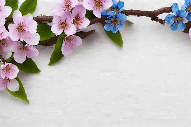 Spring Flower Branch Background