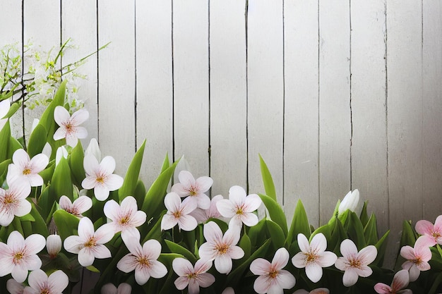 Spring Flower Branch Background