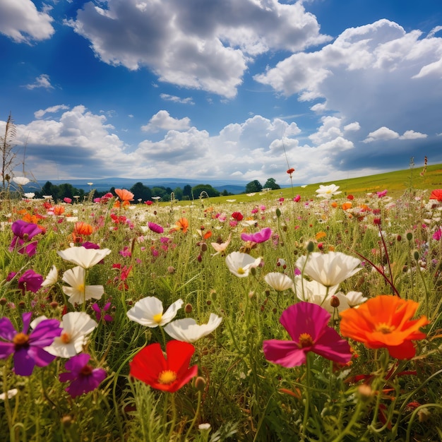 Spring flowers background free photo hd background