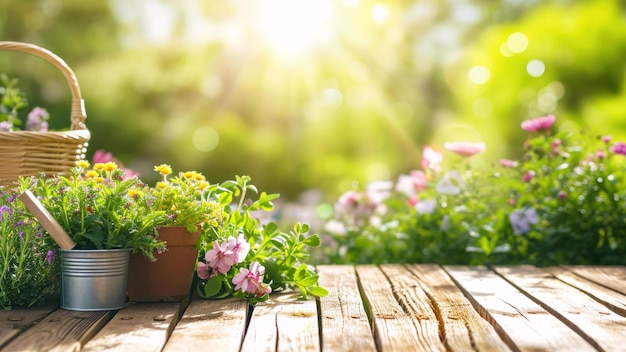 spring flowers in the garden spring flowers in a watering can flowers in a watering can