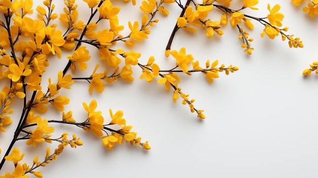 Spring Forsythia Branches