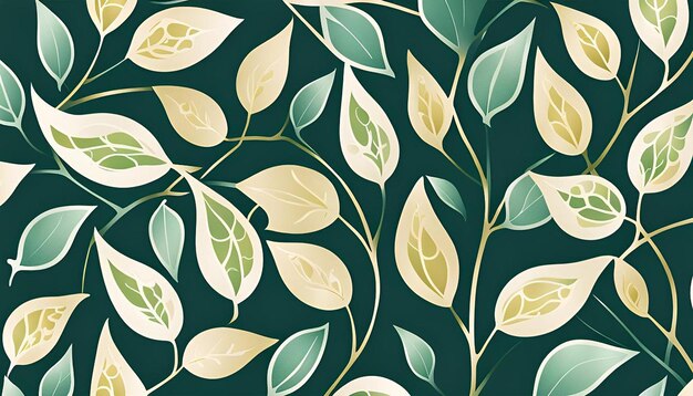 Photo spring leaf pattern