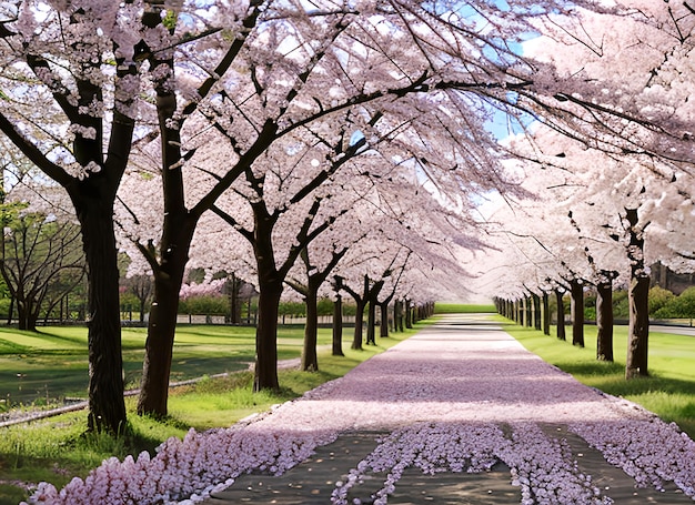 春の自然の花