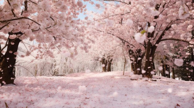 Foto primavera nel parco