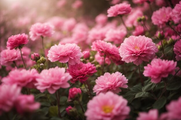 Photo spring pink blooms a soft touch